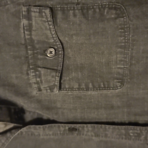 OLD NAVY lightweight black denim top - Picture 4 of 5